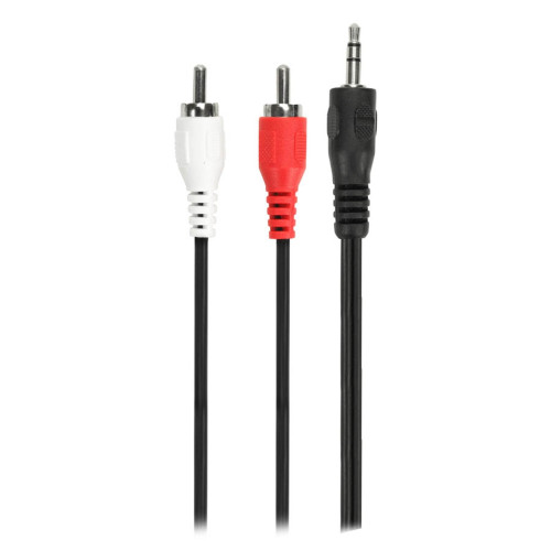 Cabo P2 ST x 2 RCA 1,8 Metro Niquel LSK-996 Cabo P2 ST x 2 RCA 1,8 Metro Niquel LSK-996