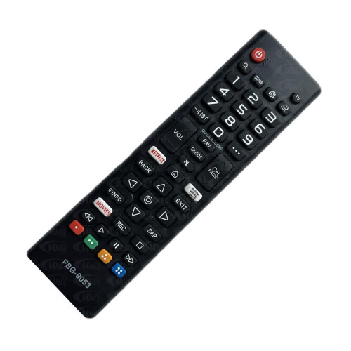 Controle Remoto Tv Compatível Lg Smart Lcd Led Netflix Amazon SKY-9053