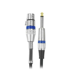 Cabo P10 Mono + Cannon Femea 3 Metros Performance Sound