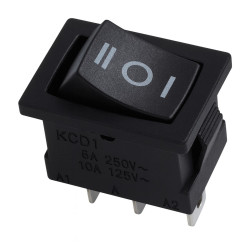 Chave Gangorra ON/OFF/ON 6a 250v 10a 125v 3 Terminais KCD1-103