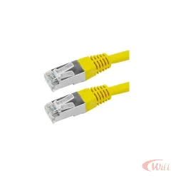 Cabo Patch Cord FTP Cat5e 05 Metros Amarelo