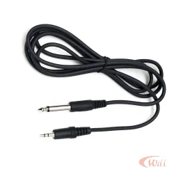 Cabo P10 Mono X P2 Estereo Niquel 2m