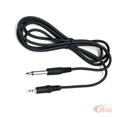 Cabo P10 Mono X P2 Estereo Niquel 2m