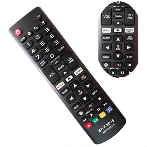 Controle Remoto Tv Compatível Lg 8035 Controle Remoto Tv Compatível Lg 8035