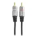 Cabo 2 RCA 3 Metros Plug Metal Fitz