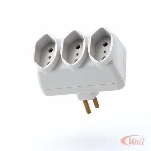 Adaptador L De Energia 3 Tomadas Adaptador L De Energia 3 Tomadas
