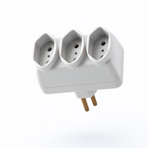Adaptador L De Energia 3 Tomadas
