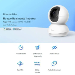 Camera Wi-Fi 360º 1080p Full HD TC70 Tapo