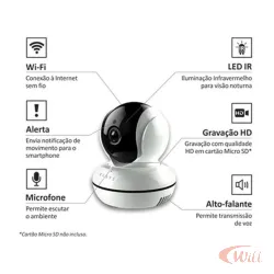 Camera Wi-Fi HD ESC-WR2