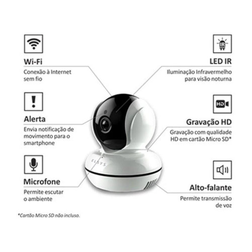 Camera Wi-Fi HD ESC-WR2 Camera Wi-Fi HD ESC-WR2