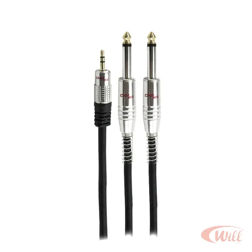 Cabo P2 ST x 2 P10 Mono 2 Metros Performance Sound Cabo P2 ST x 2 P10 Mono 2 Metros Performance Sound