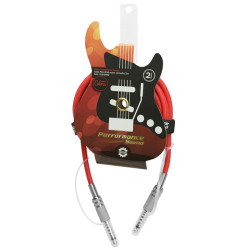 Cabo P10 Mono 02 Metros Vermelho Performance Sound