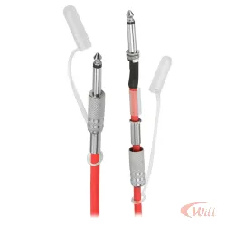 Cabo P10 Mono 02 Metros Vermelho Performance Sound