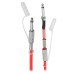 Cabo P10 Mono 02 Metros Vermelho Performance Sound Cabo P10 Mono 02 Metros Vermelho Performance Sound