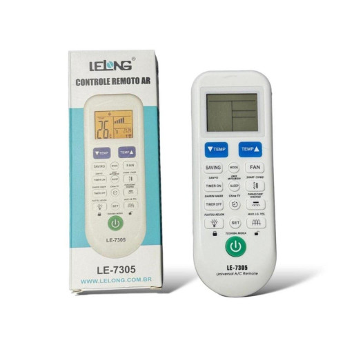 Controle Remoto Universal Para Ar Condicionado Tipo Split LE-7305 Controle Remoto Universal Para Ar Condicionado Tipo Split LE-7305
