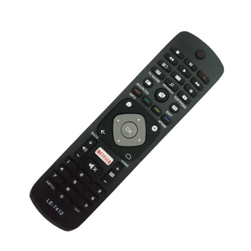 Controle Remoto TV Compatível Philips NETFLIX LE-7276