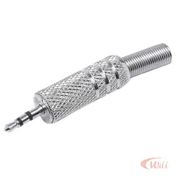 Plug P1 Niquel P1 Estereo Metalico