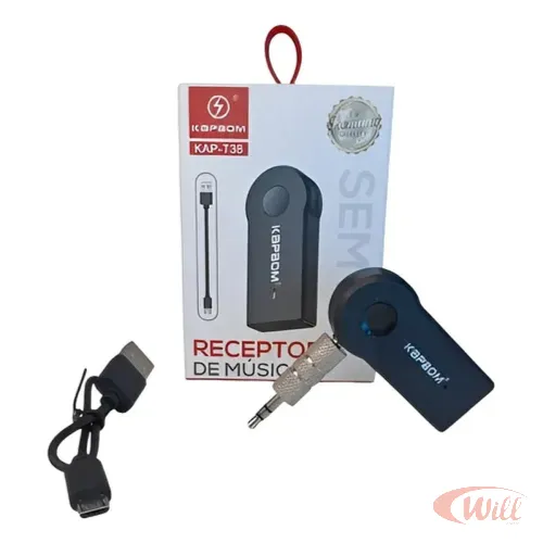 Adaptador Receptor Bluetooth Receiver USB Música KAP-T38 Adaptador Receptor Bluetooth Receiver USB Música KAP-T38
