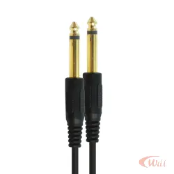 Cabo P10 Mono x P10 Mono Dourado 5m Mxt