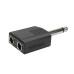 Adaptador P10 Mono para 2 Jack J10 Mono