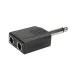 Adaptador P10 Mono para 2 Jack J10 Mono Adaptador P10 Mono para 2 Jack J10 Mono