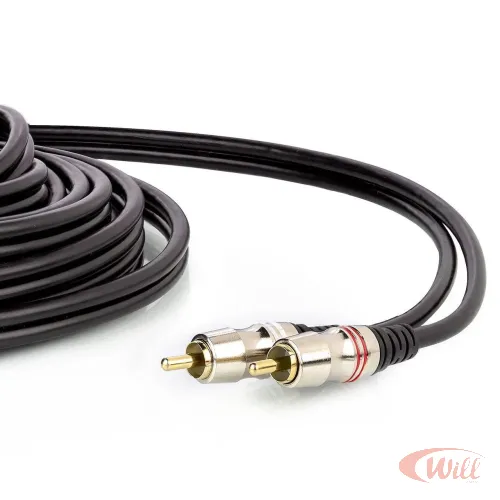 Cabo 2 RCA OD: 6MM PROFISSIONAL DOURADO 5 Metros MXT