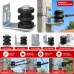 Roldana Preto 2 Ranhuras Isolador 50UN
