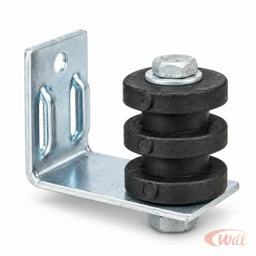 Roldana Preto 2 Ranhuras Isolador 50UN