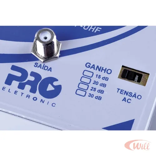 Amplificador Antena Digital 20db PQAL-2000 Proeletronic Amplificador Antena Digital 20db PQAL-2000 Proeletronic