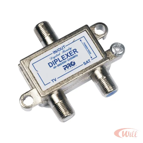 Diplexer VHF UHF + Satelite Pqdi-6500b Proeletronic
