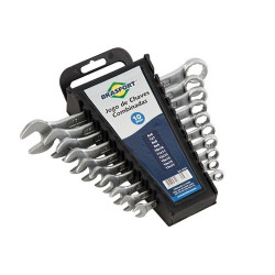 Kit Chave Fixa C/ 6 Pcs 12 Medidas 6a 17mm Brasfort