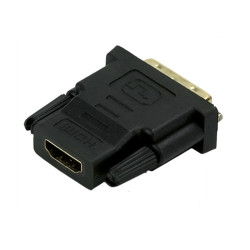 Adaptador DVI-D 18+1 Macho para Hdmi Fêmea