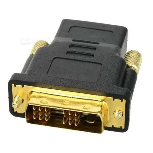 Adaptador DVI-D 18+1 Macho para Hdmi Fêmea