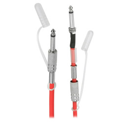 Cabo P10 Mono 05 Metros Vermelho Performance Sound