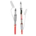 Cabo P10 Mono 05 Metros Vermelho Performance Sound