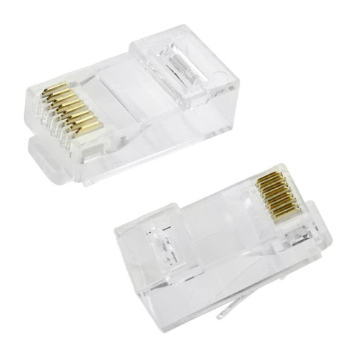 Plug Modular RJ45 8x8 Cat6 Com Guia Plug Modular RJ45 8x8 Cat6 Com Guia