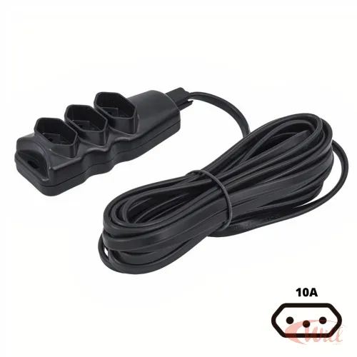 Extensão 3x0,75mm 5 Metros Megatron Extensão 3x0,75mm 5 Metros Megatron