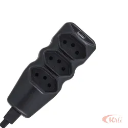 Extensão 3x0,75mm 5 Metros Megatron