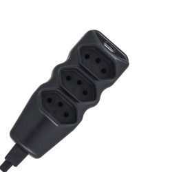 Extensão 3x0,75mm 5 Metros Megatron