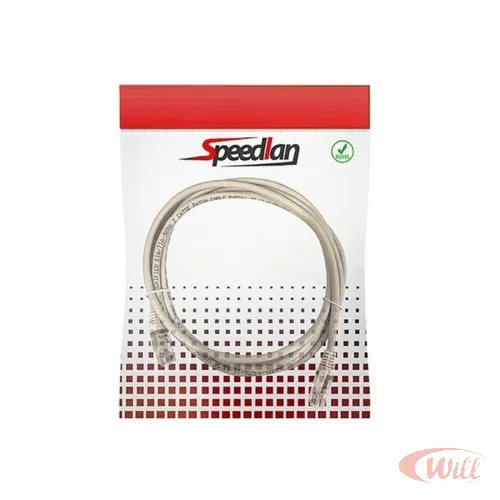 Cabo Patch Cord UTP Cat6 1,5 Metro Branco Speedlan Cabo Patch Cord UTP Cat6 1,5 Metro Branco Speedlan