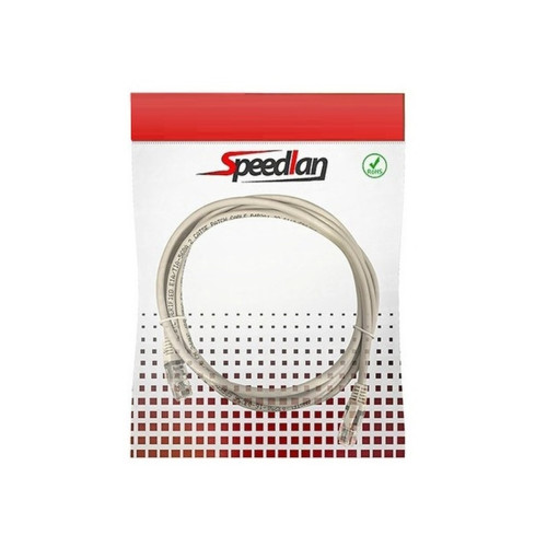 Cabo Patch Cord UTP Cat6 1,5 Metro Branco Speedlan