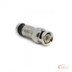 Conector Bnc Rg 06 de Compressao Mxt