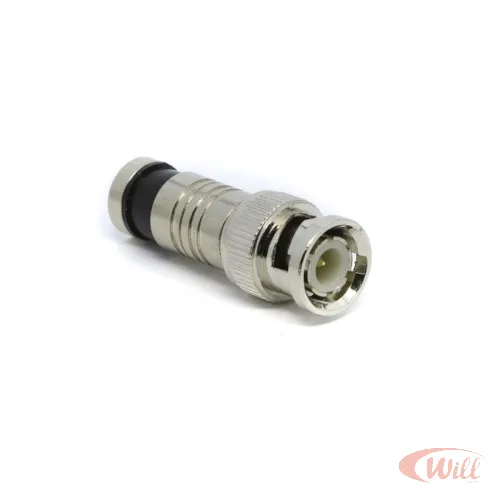 Conector Bnc Rg 06 de Compressao Mxt Conector Bnc Rg 06 de Compressao Mxt