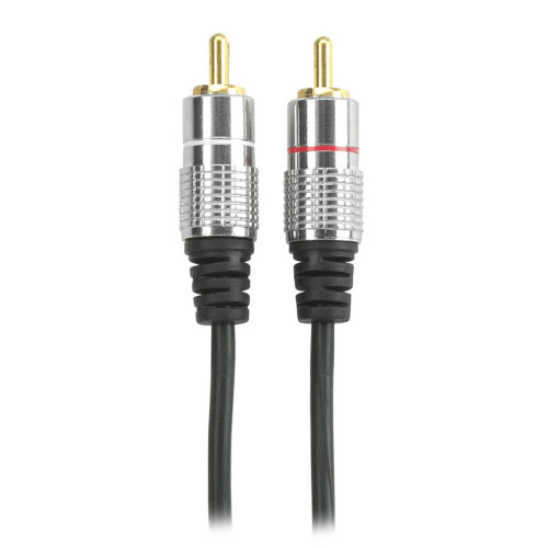 Cabo 2 Rca + 2 Rca 2 Metros Plug Metal Fitz Cabo 2 Rca + 2 Rca 2 Metros Plug Metal Fitz