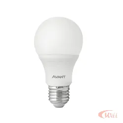 Lâmpada LED Pera 9w 3000k E27 Avant