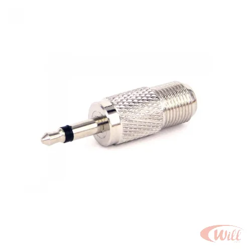 Adaptador Plug P2 Mono para Jack F Adaptador Plug P2 Mono para Jack F