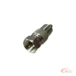 Adaptador Plug F Macho para Rca Macho