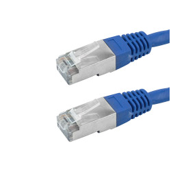 Cabo Patch Cord FTP Cat5e 02 Metros Azul Pix