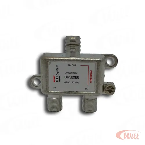 Diplexer VHF UHF + Satelite Telesystem Diplexer VHF UHF + Satelite Telesystem