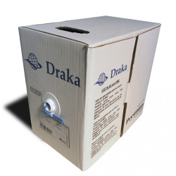 Cabo Lan Utp Cat.5e Azul 305 Metros Draka